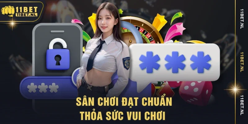 Sân chơi đạt chuẩn, thỏa sức vui chơi 